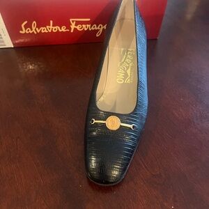 Salvatore Ferragamo Black Women's Shoe